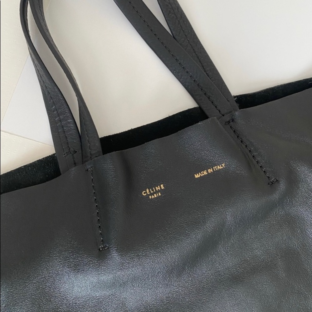 Celine vertical cabas tote